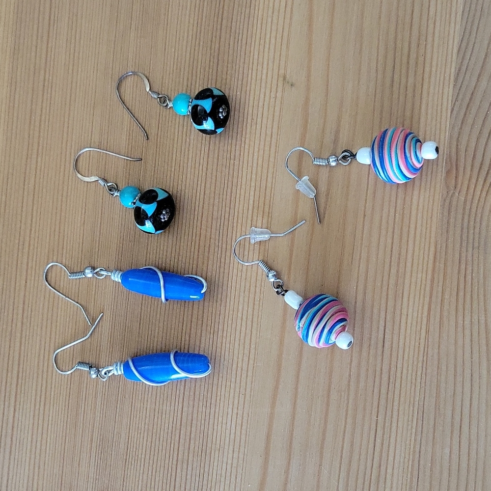 Funky bundle 3 pairs of earrings